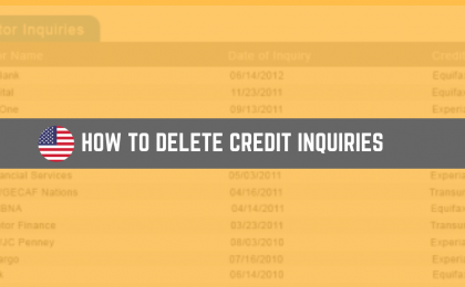 how to delete credit inquiries